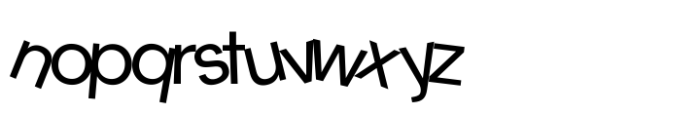 Grotek Touchy Regular Font LOWERCASE