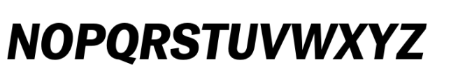 Grotesco Black Italic Font UPPERCASE
