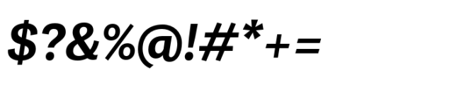 Grotesco Bold Italic Font OTHER CHARS