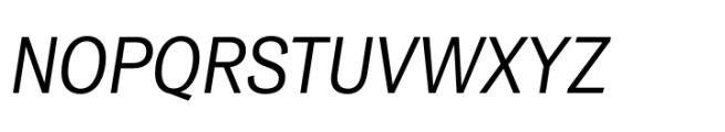 Grotesco Book Italic Font UPPERCASE