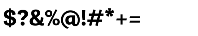 Grotesco Extra Bold Font OTHER CHARS