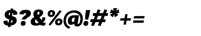 Grotesco Heavy Italic Font OTHER CHARS