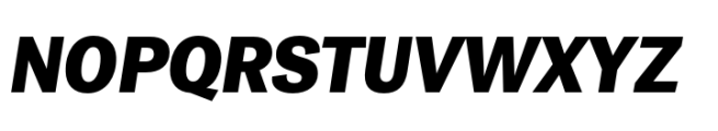 Grotesco Heavy Italic Font UPPERCASE