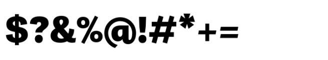 Grotesco Heavy Font OTHER CHARS