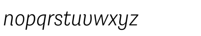 Grotesco Light Italic Font LOWERCASE