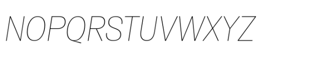 Grotesco Thin Italic Font UPPERCASE