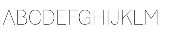 Grotesco Thin Font UPPERCASE
