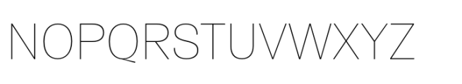 Grotesco Thin Font UPPERCASE
