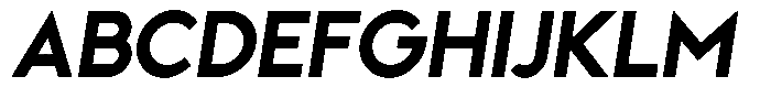 Grotesk Alpha Bold Italic Font UPPERCASE