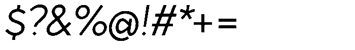 Grotesk Alpha Italic Font OTHER CHARS