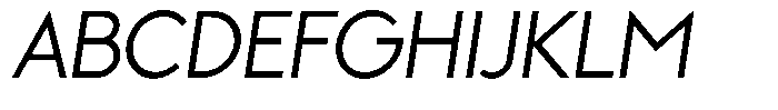 Grotesk Alpha Italic Font UPPERCASE