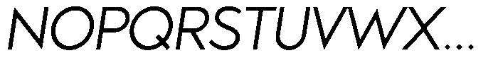Grotesk Alpha Italic Font UPPERCASE