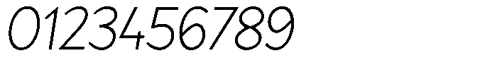 Grotesk Alpha Light Italic Font OTHER CHARS