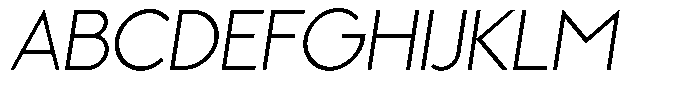 Grotesk Alpha Light Italic Font UPPERCASE