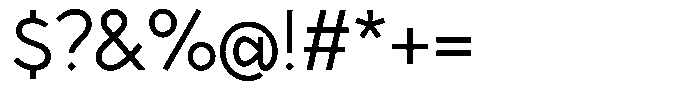 Grotesk Alpha Roman Font OTHER CHARS