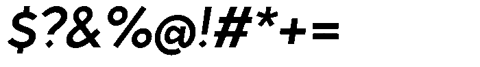 Grotesk Alpha Semibold Italic Font OTHER CHARS