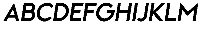 Grotesk Alpha Semibold Italic Font UPPERCASE