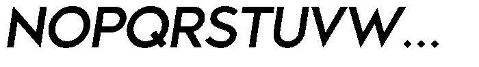 Grotesk Alpha Semibold Italic Font UPPERCASE