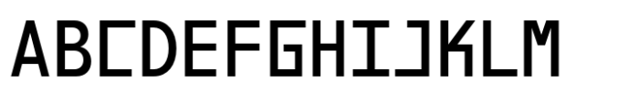 Grotesk Remix Monospace Medium Font UPPERCASE
