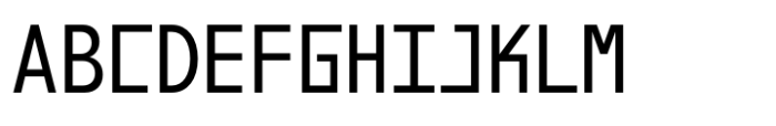 Grotesk Remix Monospace Regular Font UPPERCASE