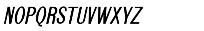 Grotesk Sans JNL Oblique Font LOWERCASE