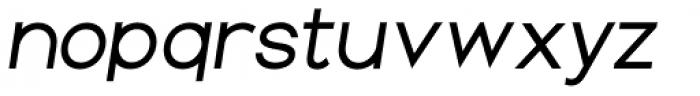 Groteska Italic Font LOWERCASE