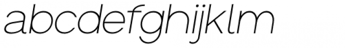 Groteska Light Italic Font LOWERCASE