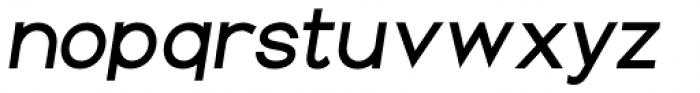 Groteska Medium Italic Font LOWERCASE