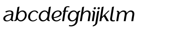 Grotley Italic Font LOWERCASE