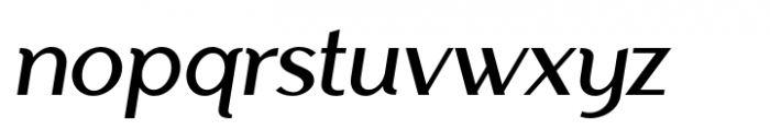 Grotley Semi Bold Italic Font LOWERCASE