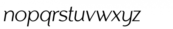 Grotley Thin Italic Font LOWERCASE