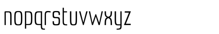 Grove 52 Extra Light Font LOWERCASE