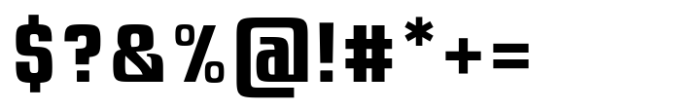 Grove 52 Ultra Bold Font OTHER CHARS