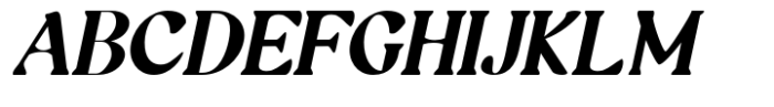 Grove Honey Italic Font UPPERCASE
