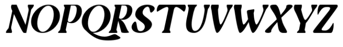 Grove Honey Italic Font UPPERCASE