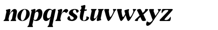 Grove Honey Italic Font LOWERCASE