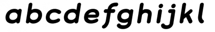 Grover Bold Italic Font LOWERCASE