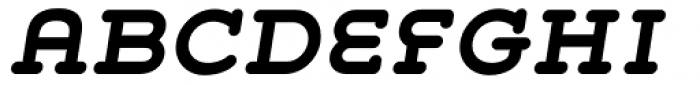 Grover Slab Bold Italic Font UPPERCASE