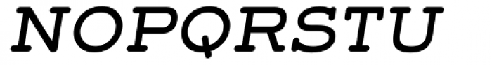 Grover Slab Italic Font UPPERCASE