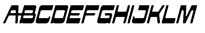 Grovina Slant Font UPPERCASE