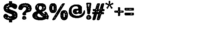 Grovyle Rough Font OTHER CHARS