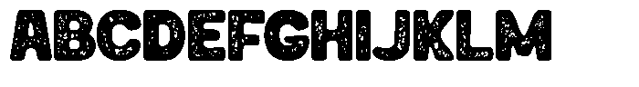 Grovyle Rough Font UPPERCASE