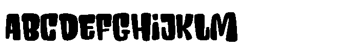 Grow Back Font UPPERCASE