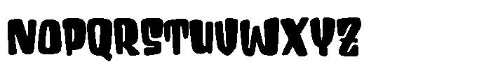 Grow Back Font UPPERCASE