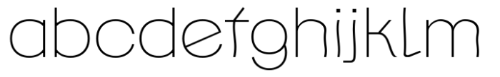 Growing Boy Extra Light Font LOWERCASE