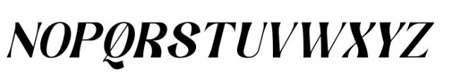 Groyste Italic Font UPPERCASE