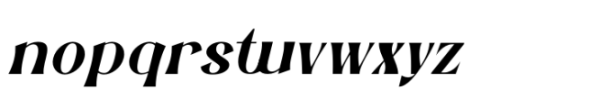 Groyste Italic Font LOWERCASE