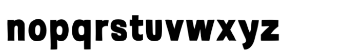 Gruble Black Font LOWERCASE