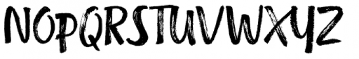 Gruffly Regular Font UPPERCASE
