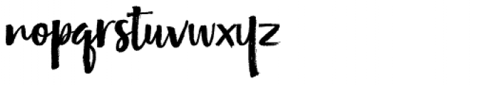 Gruffly Regular Font LOWERCASE